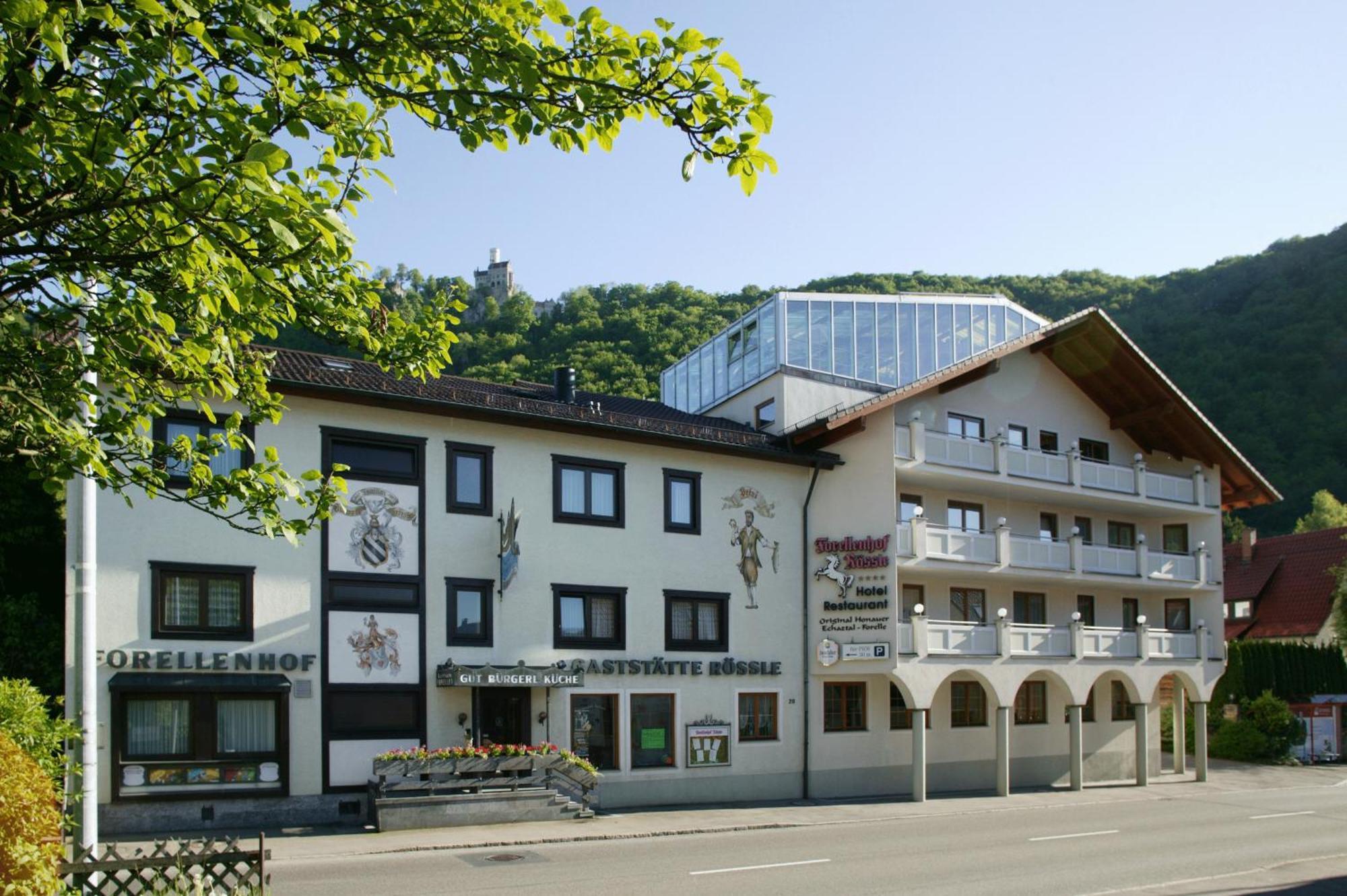 Forellenhof Roessle Hotel & Restaurant Lichtenstein  Экстерьер фото
